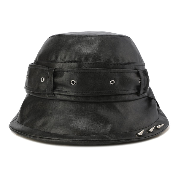 GENZERO Leather rivet fisherman's hat