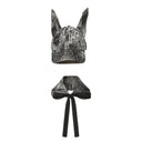 GENZERO Antique silver leopard Hot Drill Doberman's Baseball Cap set