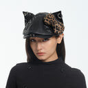 Kitty Newsboy cap - BK