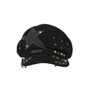 NANA Studs NEWSBOY CAP - BK DENIM