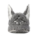 GENZERO Grey lamb fur Doberman dog baseball cap