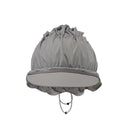Drawstring nylon cap-gry