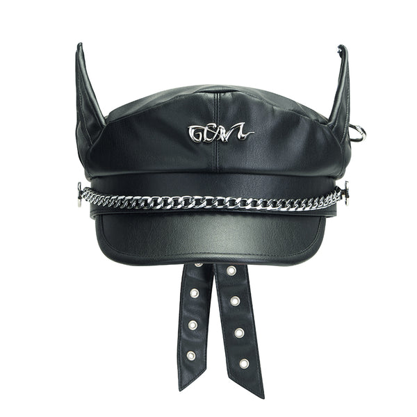 GENZERO Navy hat with chain dog ears