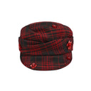 BLOSSOM newsboy cap - red