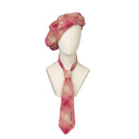 CLO BERET - PNK PLAID