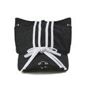 GENZERO Belted bowknot black cat-ear baseball cap