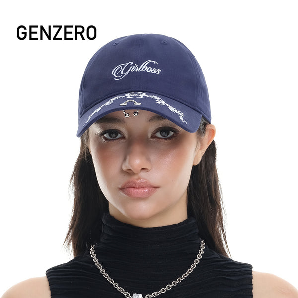GENZERO Embroidered old money baseball cap