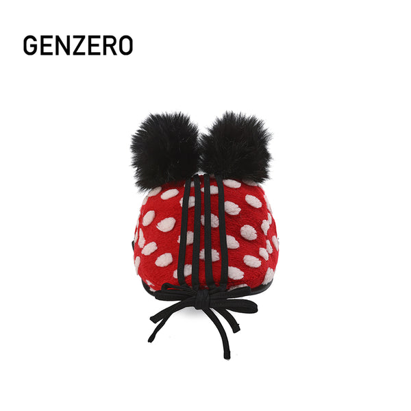 GENZERO Wave point bind bowknot mouse ear advance hats