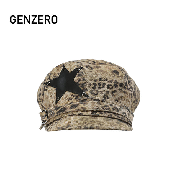 GENZERO Leopard print beret