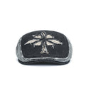 TONG FLAT CAP - BK DENIM
