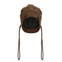 SLACK suede beanie - brn