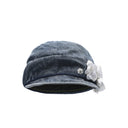 BLOSSOM newsboy cap - blu