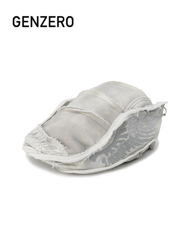 GENZERO Ground cloth embroidered wing forward hat