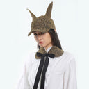 Dobber cap - Diamond Leopard Print BRN