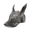 GENZERO Antique silver leopard Hot Drill Doberman's Baseball Cap set
