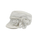 BLOSSOM newsboy cap - WH