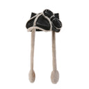 KITTY WINTER NEWSBOY CAP- BK