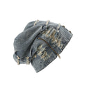 SLACK DENIM BEANIE - BLU