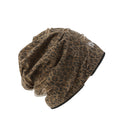 SLACK JERSEY BEANIE - LEOPARD