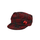 BLOSSOM newsboy cap - red