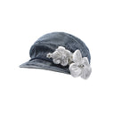 BLOSSOM newsboy cap - blu