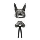 GENZERO Antique silver leopard Hot Drill Doberman's Baseball Cap set