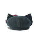 GENZERO Rivet bow blue newsboy beret
