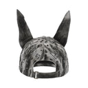 GENZERO Antique silver leopard Hot Drill Doberman's Baseball Cap set