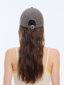 Essential cap - Washed brn