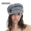 GENZERO Gray rivet pentacle heaped baseball cap