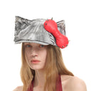 Kitty Newsboy cap - WH