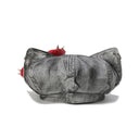 GENZERO Rivet bow silver grey newsboy beret