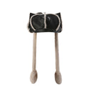 KITTY WINTER NEWSBOY CAP- BK