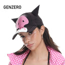 GENZERO Printed hot diamond pointed jellyfish baseball cap