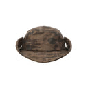 BOY COWBOY HAT - brn camouflage