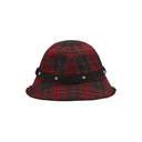 BLOSSOM BUCKET HAT -  RED PLAID