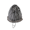 Drawstring nylon cap-gry