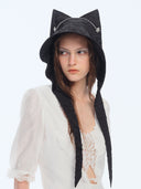 Kitty Hood bonnet - BK