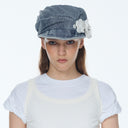 BLOSSOM newsboy cap - blu