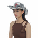 BOY COWBOY HAT - GRY camouflage