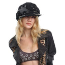 NANA Studs NEWSBOY CAP - BK DENIM