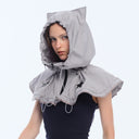 Kitty hooded cap - gry