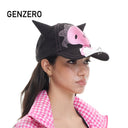GENZERO Printed hot diamond pointed jellyfish baseball cap