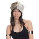 SLACK JERSEY BEANIE - LEOPARD