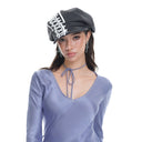 INTRI NEWS BOY CAP - bk