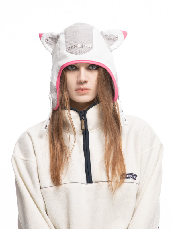 GENZERO Corduroy Baotou cat ear hat