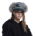 PUFF SAILOR CAP - TWEED