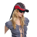 Nylon skateboarding cap-RED