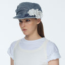 BLOSSOM newsboy cap - blu