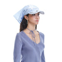 STUD HEAD SCARF - blu
